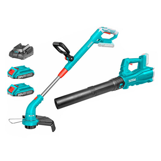 Kit Soplador + Orilladora Jardin 20v Total Tosli23024