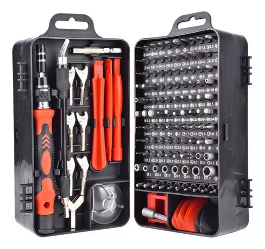 Set Kit Juego Destornillador Precisión Magnéticos 135 en 1