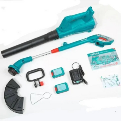 Kit Soplador + Orilladora Jardin 20v Total Tosli23024